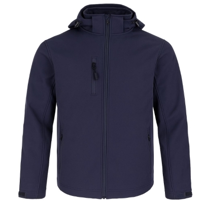 Male Softshell Sweatshirt with a Detachable Hood